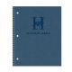 SPIRAL NOTEBOOK EMBOSSED