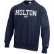 NAVY REVERSEWEAVE CREWNECK