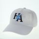 WHITE BASEBALL CAP W/ MONOGRAM H/A ( Navy and Blue)